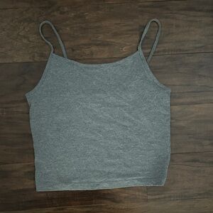 wild fable Gray Spaghetti Strap Crop Camisole